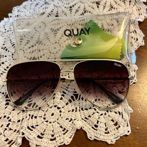 Quay Aviator Sunglasses